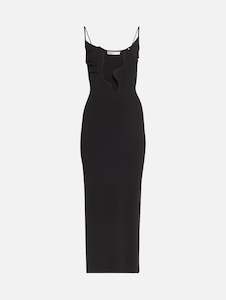 Salacia Wire Column Dress in Black