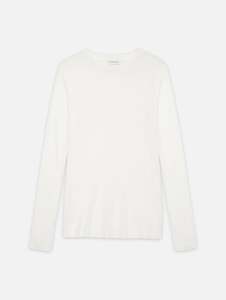 Womenswear: Amani Long Sleeve Tee in Ivory