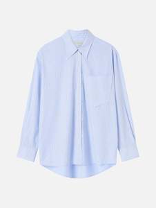 Womenswear: Antonia Cotton Shirt in Chambray Stripe