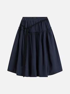 Ana Gathered Skirt in Ink