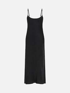 Eden Slip Dress in Black