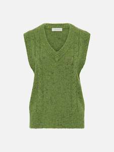 Theo Vest in Green