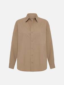 Relaxed Shirt in Stone