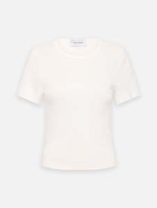 Baby Cotton Tee in Chalk