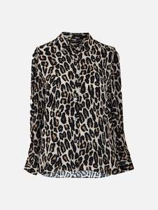 Classic Straight Shirt in Leopard