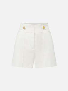 Womenswear: Runo Linen Short in Off White