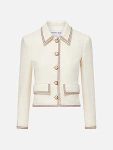 Makayla Jacket in Ivory