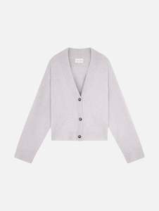 Womenswear: Kaia V Neck Cashmere Cardigan in Oat Melange