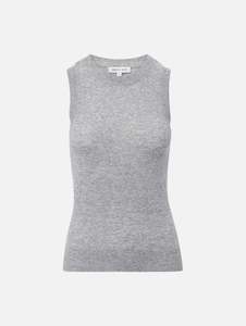 Womenswear: Jerrel Cashmere Tank in Heather Grey