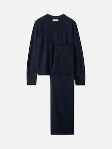 Womenswear: Cashmere Set in Navy