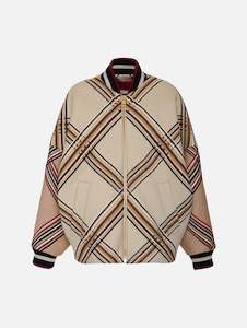 Womenswear: Brooklyn Bomber Jacket In Lady Check