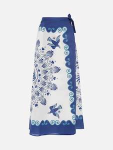 Womenswear: Flipper Wrap Skirt in Olympus