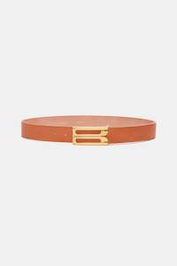 Jumbo Frame Belt in Nude