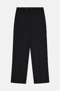 Straight Tailored Trouser in Black