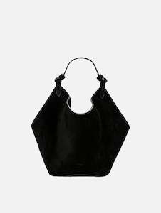 Womenswear: Lotus Mini Suede Bag in Black