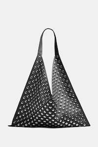 Womenswear: Sara Tote Bag with Silver Studs in Black