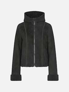 Womenswear: Milena Jacket in Black Shearling