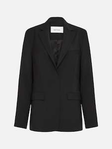 Womenswear: Relaxed Tailored Blazer in Black