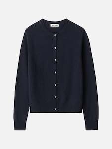 Womenswear: Classic Cashmere Cardigan in Navy