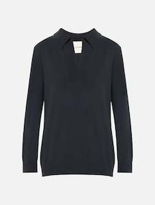 Josefine Cashmere Sweater in Navy