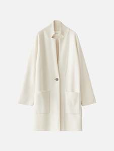 Womenswear: Anni Cashmere Cardigan Coat in Cream