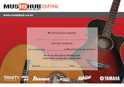 Guitar Certificate - Book 2