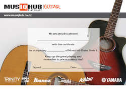 Guitar Certificate - Book 1