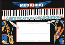 Music teaching: Certificate of Recognition