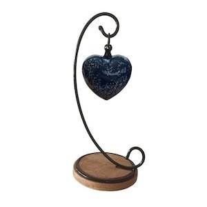 Hanging Heart – Sparkling Blue