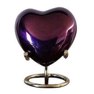 Metallic Purple Heart