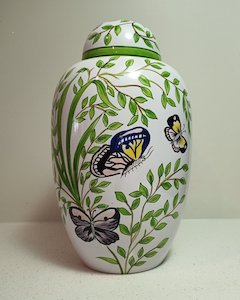 Butterfly Garden Urn