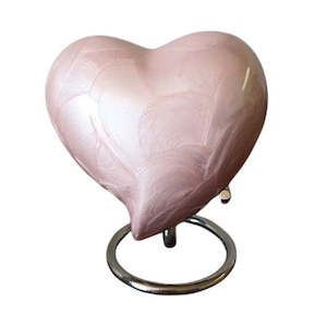 Swift Pink Heart Urn