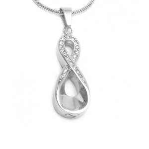 Infinity Pendant with Diamante’s