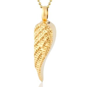 Gold Angel Feather