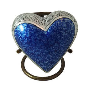 Nickle Edge Blue Heart