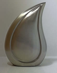 Silver Tear Drop Urn