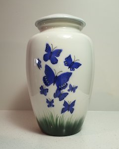 Adult Urns - My Angel Cremation Jewellery Cremation or Keepsake Jewellery and Urns for ashes: Purple Butterflies