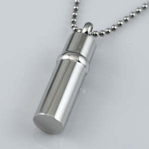 Jewellery: Silver Cylinder