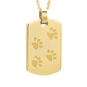 Gold Pet Dog Tag