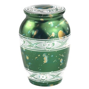 Green Mini Urn