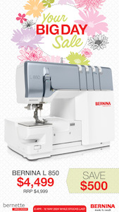 Bernina L850 Overlocker - Bernina Sewing Centre Tauranga