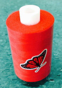 Butterfly Overlocking Thread - 1000m Bright Red 318 - Bernina Sewing Centre Tauranga