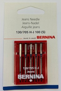 Bernina Jeans Needles - 130 705H J - 100 (5) - Bernina Sewing Centre Tauranga