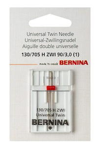 Bernina Needles Universal Twin 130/705 H ZWI 90/3,0 (1) - Bernina Sewing Centre Tauranga