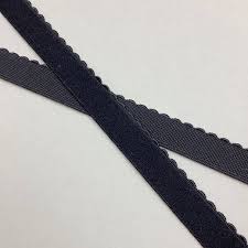 Bra Elastic - 19mm - Black - Picot - Bernina Sewing Centre Tauranga