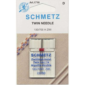 Schmetz 2,0/80 Twin Needles - Bernina Sewing Centre Tauranga