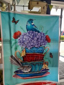 Products: Garden High Tea Kiwiana Panel - Bernina Sewing Centre Tauranga