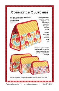 By Annie - Cosmetics Clutches pattern - Bernina Sewing Centre Tauranga