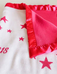 All Blankets: Customized Cotton Blanket (with Satin option) - Stars