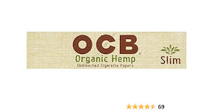 OCB unbleched organic hemp kingslim